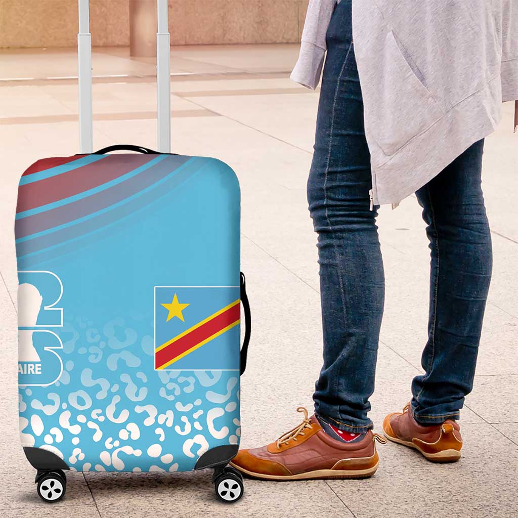 DR Congo WC2026 Guernsey Leopard Inspired Luggage Cover