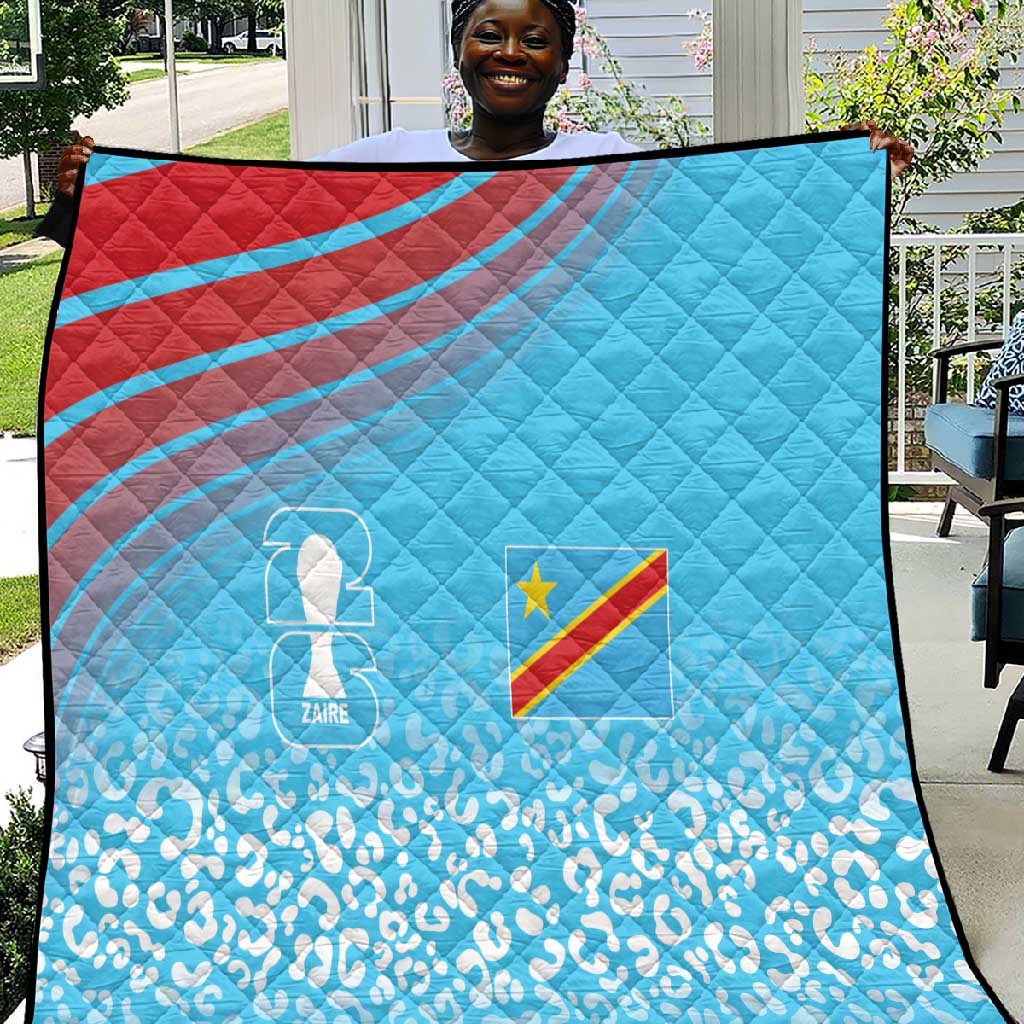 DR Congo WC2026 Guernsey Leopard Inspired Quilt