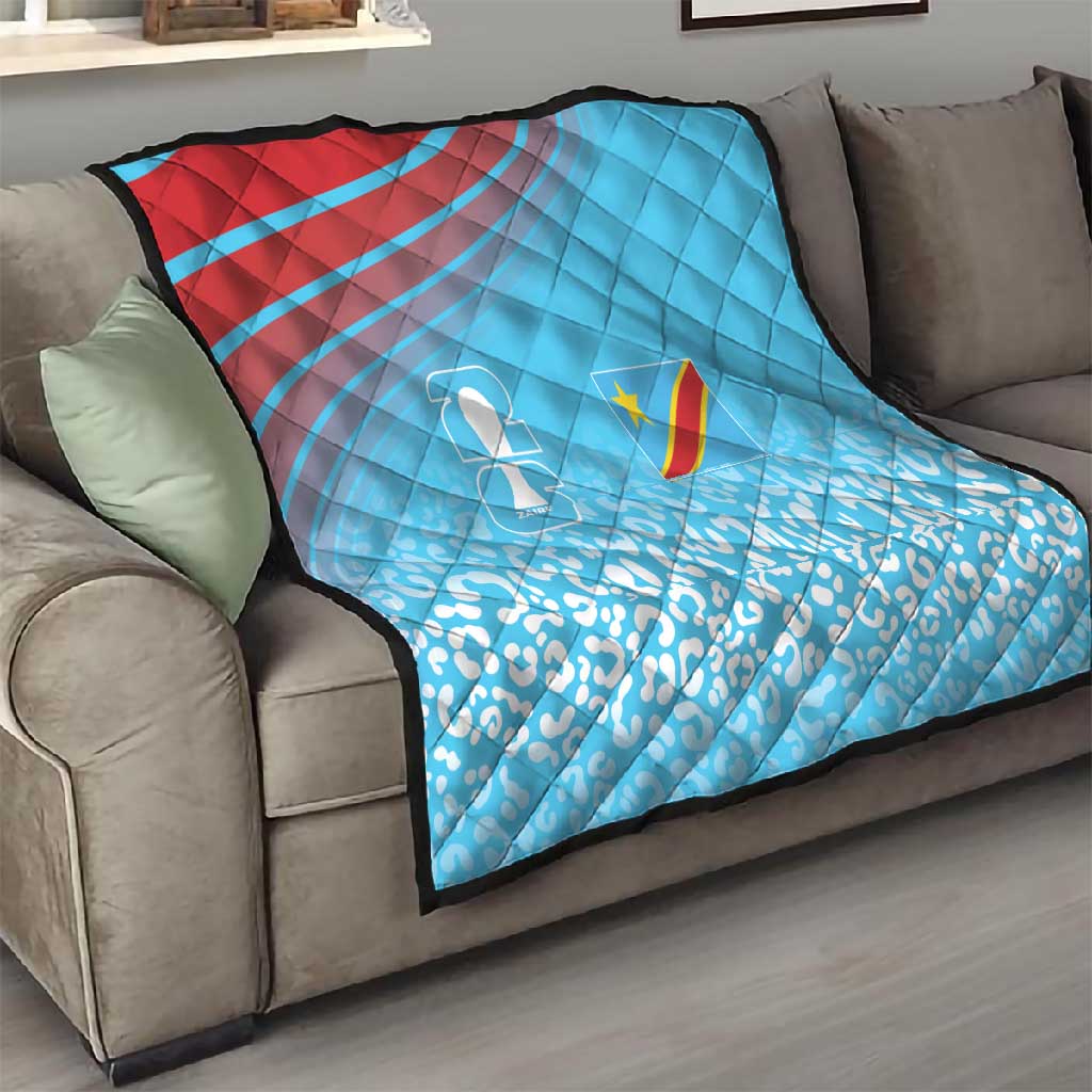 DR Congo WC2026 Guernsey Leopard Inspired Quilt