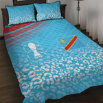 DR Congo WC2026 Guernsey Leopard Inspired Quilt Bed Set