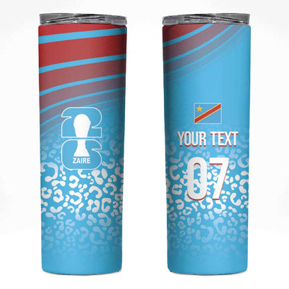 DR Congo WC2026 Custom Guernsey Leopard Inspired Skinny Tumbler