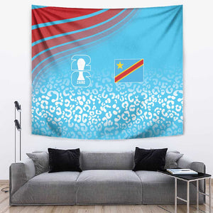 DR Congo WC2026 Guernsey Leopard Inspired Tapestry