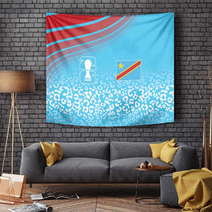 DR Congo WC2026 Guernsey Leopard Inspired Tapestry
