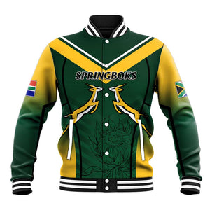 South Africa Rugby Baseball Jacket Bokke Champions LT7