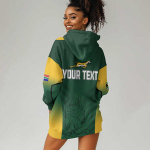 South Africa Rugby Hoodie Dress Bokke Champions