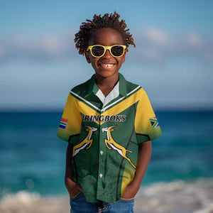South Africa Rugby Kid Hawaiian Shirt Bokke Champions