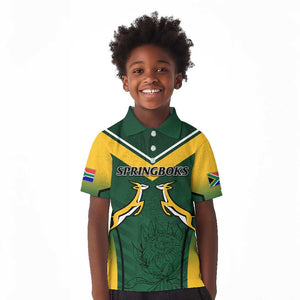 South Africa Rugby Kid Polo Shirt Bokke Champions