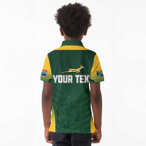 South Africa Rugby Kid Polo Shirt Bokke Champions