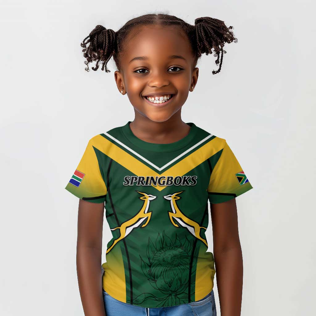 South Africa Rugby Kid T shirt Bokke Champions