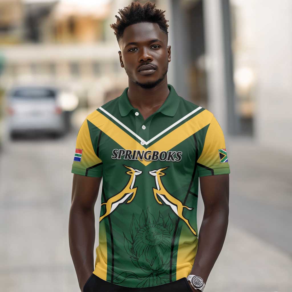 South Africa Rugby Polo Shirt Bokke Champions
