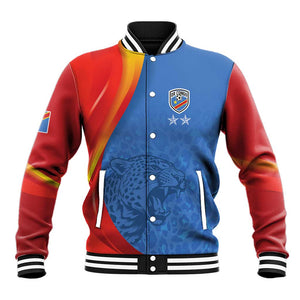 DR Congo Football 2026 Custom Baseball Jacket Les Leopards - Glory Upon Glory - African Pride