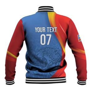 DR Congo Football 2026 Custom Baseball Jacket Les Leopards - Glory Upon Glory - African Pride