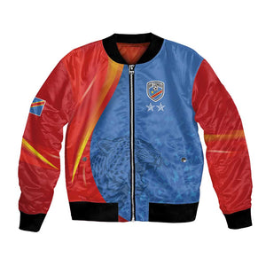 DR Congo Football 2026 Custom Bomber Jacket Les Leopards - Glory Upon Glory - African Pride