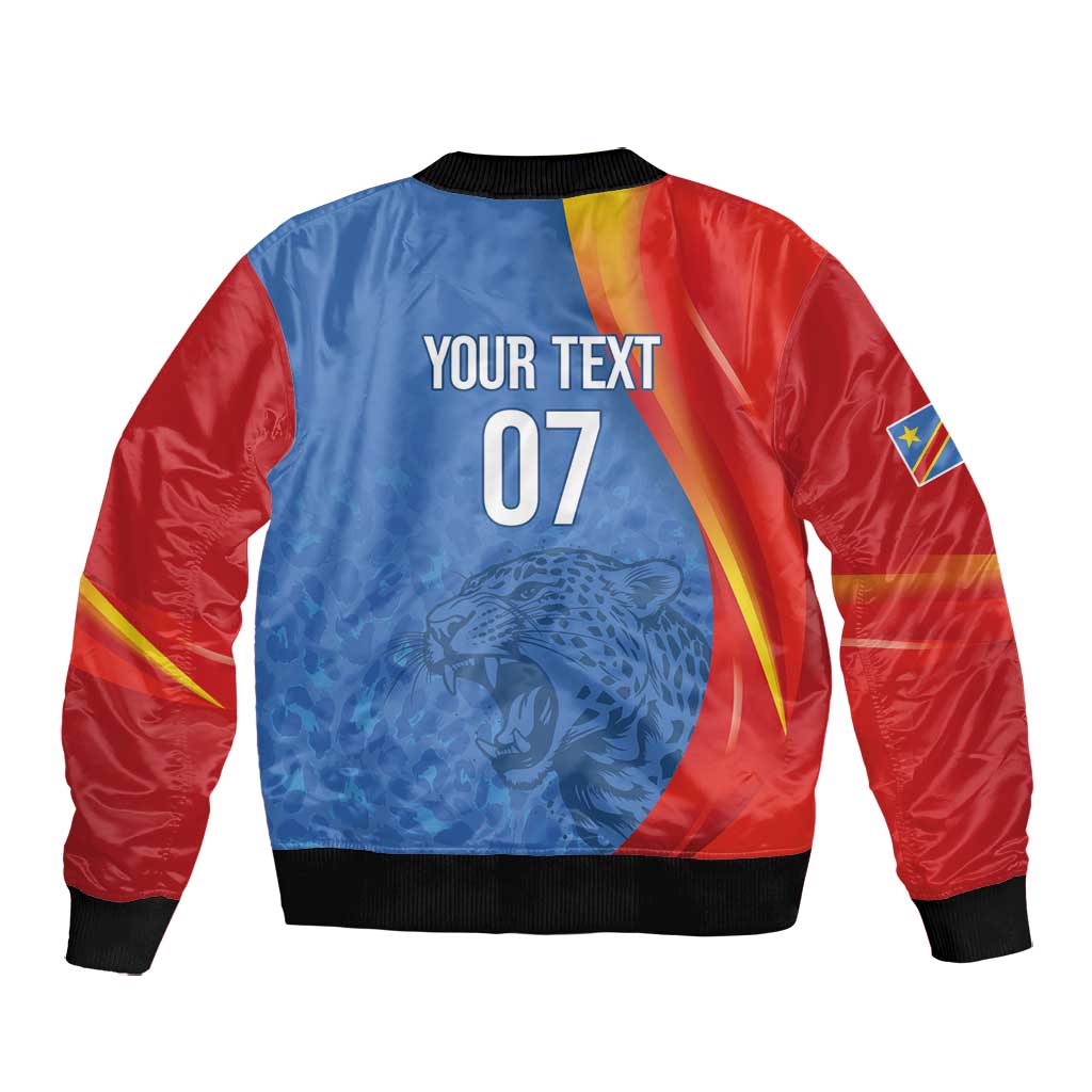 DR Congo Football 2026 Custom Bomber Jacket Les Leopards - Glory Upon Glory - African Pride