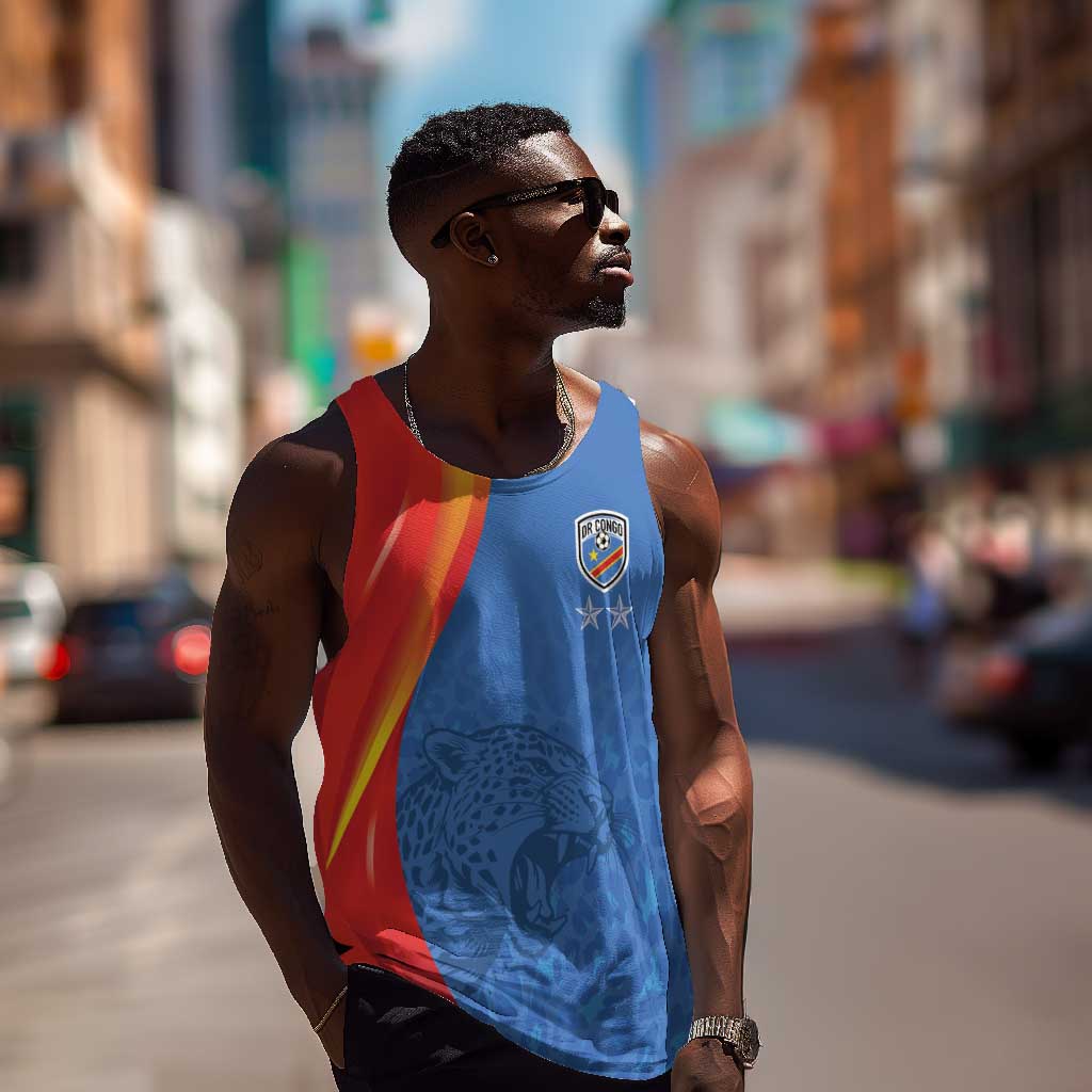 DR Congo Football 2026 Custom Men Tank Top Les Leopards - Glory Upon Glory - African Pride