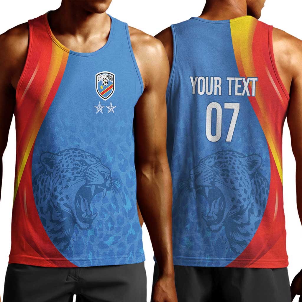 DR Congo Football 2026 Custom Men Tank Top Les Leopards - Glory Upon Glory - African Pride