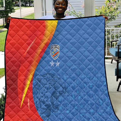 DR Congo Football 2026 Quilt Les Leopards - Glory Upon Glory - African Pride