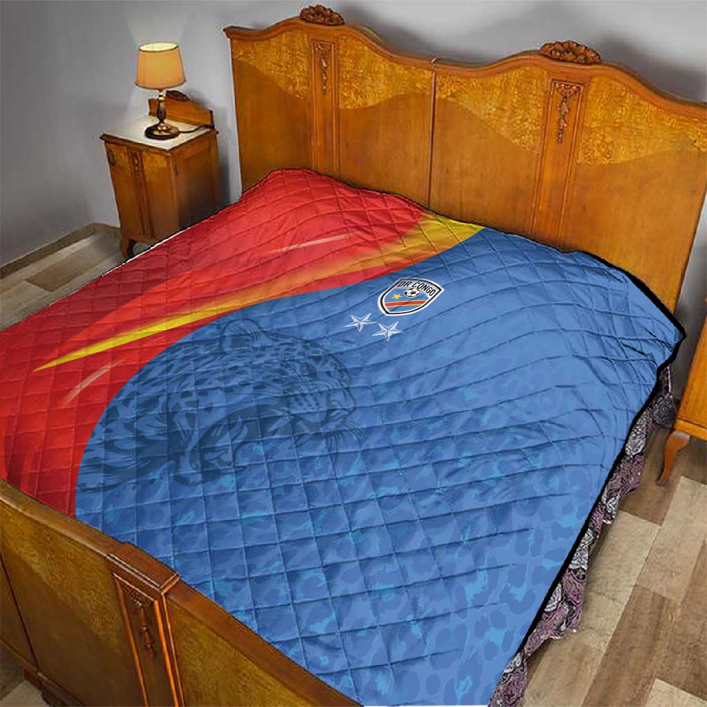 DR Congo Football 2026 Quilt Les Leopards - Glory Upon Glory - African Pride