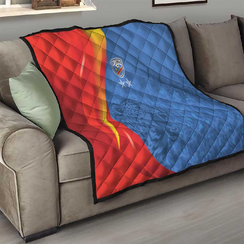 DR Congo Football 2026 Quilt Les Leopards - Glory Upon Glory - African Pride