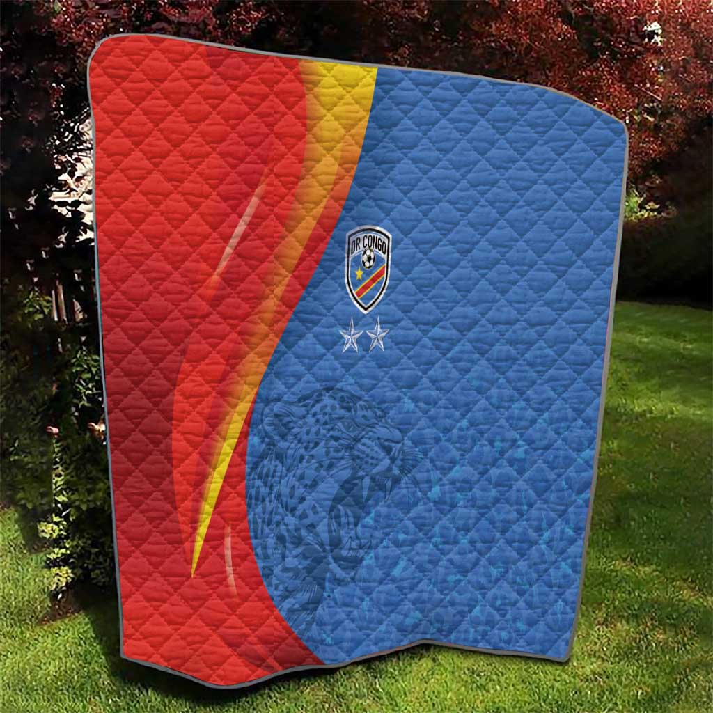 DR Congo Football 2026 Quilt Les Leopards - Glory Upon Glory - African Pride