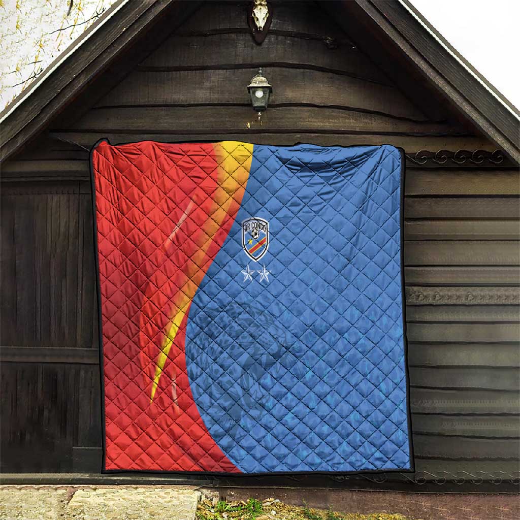 DR Congo Football 2026 Quilt Les Leopards - Glory Upon Glory - African Pride