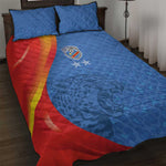DR Congo Football 2026 Quilt Bed Set Les Leopards - Glory Upon Glory - African Pride