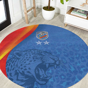 DR Congo Football 2026 Round Carpet Les Leopards - Glory Upon Glory - African Pride