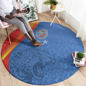 DR Congo Football 2026 Round Carpet Les Leopards - Glory Upon Glory - African Pride