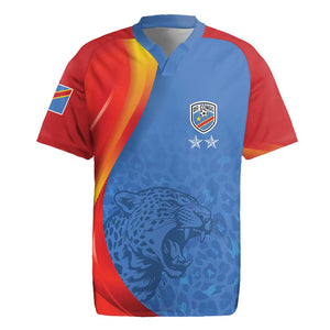 DR Congo Football 2026 Custom Rugby Jersey Les Leopards - Glory Upon Glory LT7