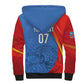 DR Congo Football 2026 Custom Sherpa Hoodie Les Leopards - Glory Upon Glory - African Pride