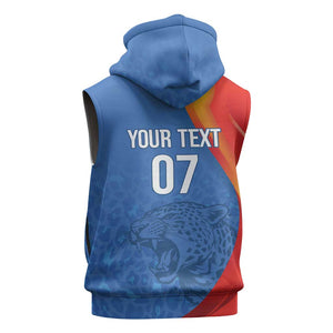 DR Congo Football 2026 Custom Sleeveless Hoodie Les Leopards - Glory Upon Glory - African Pride