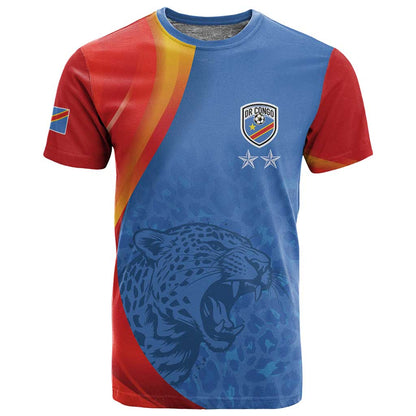 DR Congo Football 2026 Custom T shirt Les Leopards - Glory Upon Glory - African Pride
