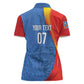 DR Congo Football 2026 Custom Women Polo Shirt Les Leopards - Glory Upon Glory LT7