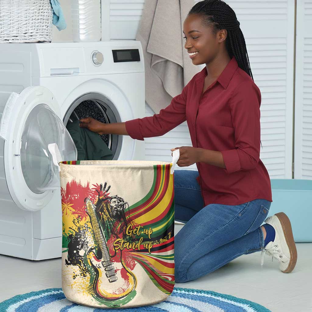 Reggae Soul B.Marley Grungy Laundry Basket Get Up Stand Up - African Pride