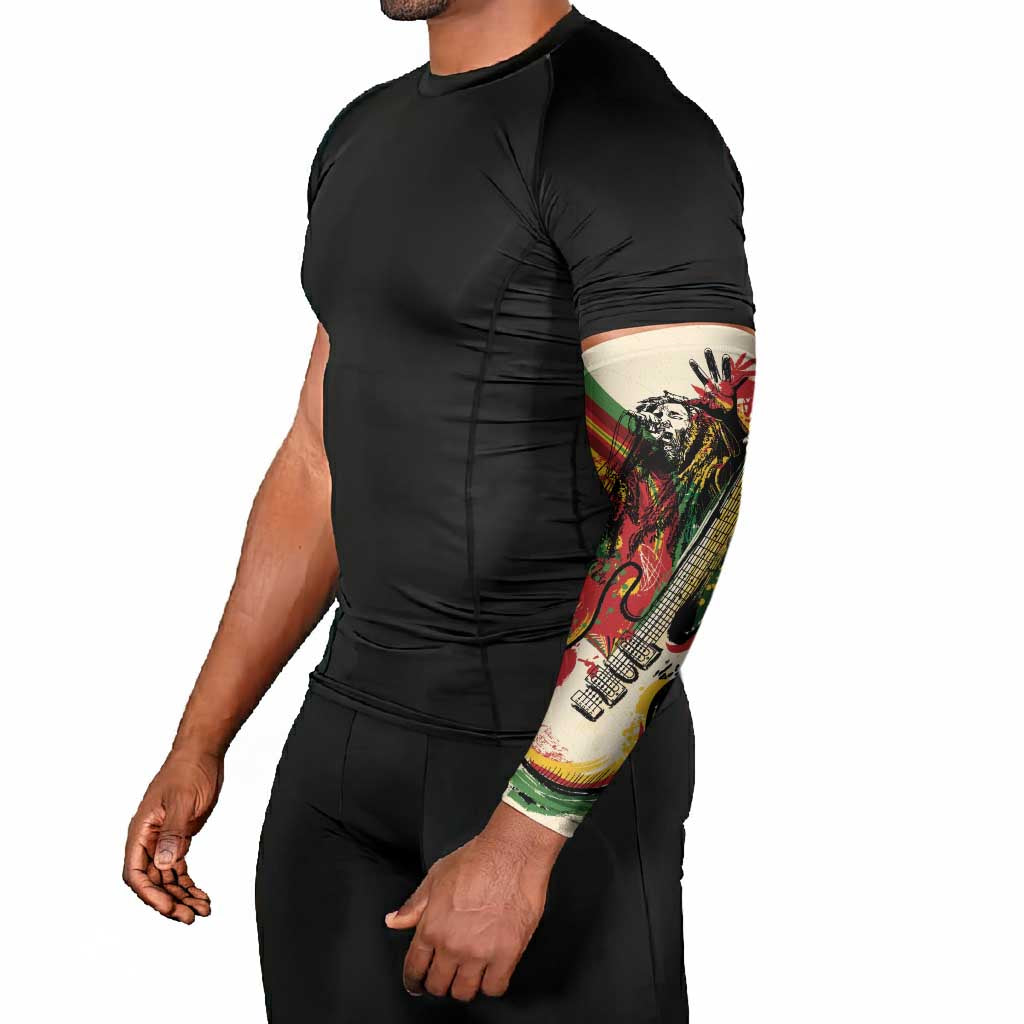 Reggae Soul B.Marley Grungy Arm Sleeves Get Up Stand Up - African Pride