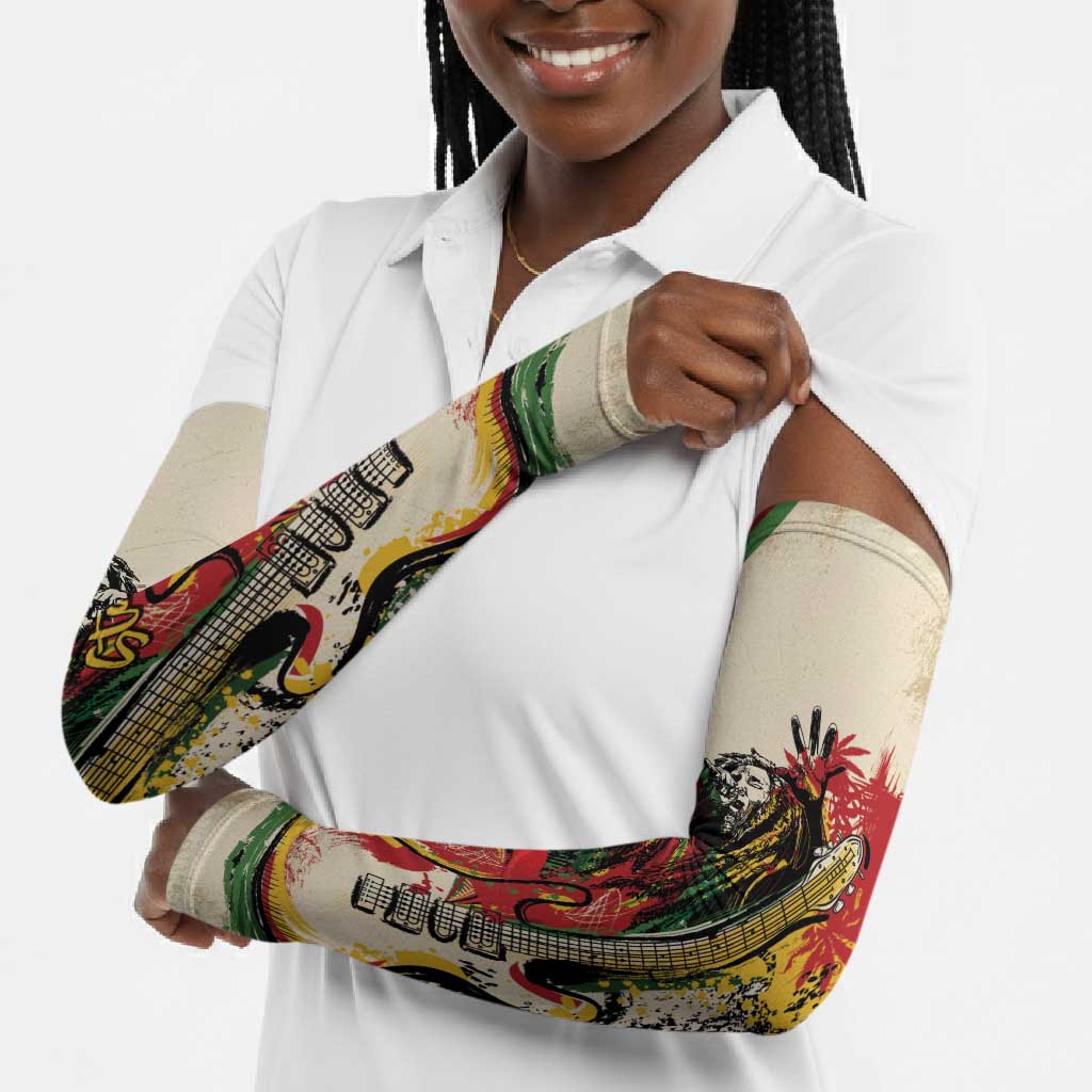 Reggae Soul B.Marley Grungy Arm Sleeves Get Up Stand Up - African Pride