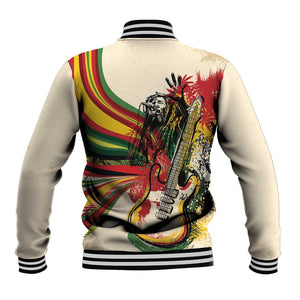 Reggae Soul B.Marley Grungy Baseball Jacket Get Up Stand Up - African Pride