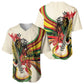 Reggae Soul B.Marley Grungy Baseball Jersey Get Up Stand Up - African Pride