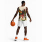Reggae Soul B.Marley Grungy Basketball Jersey Get Up Stand Up - African Pride