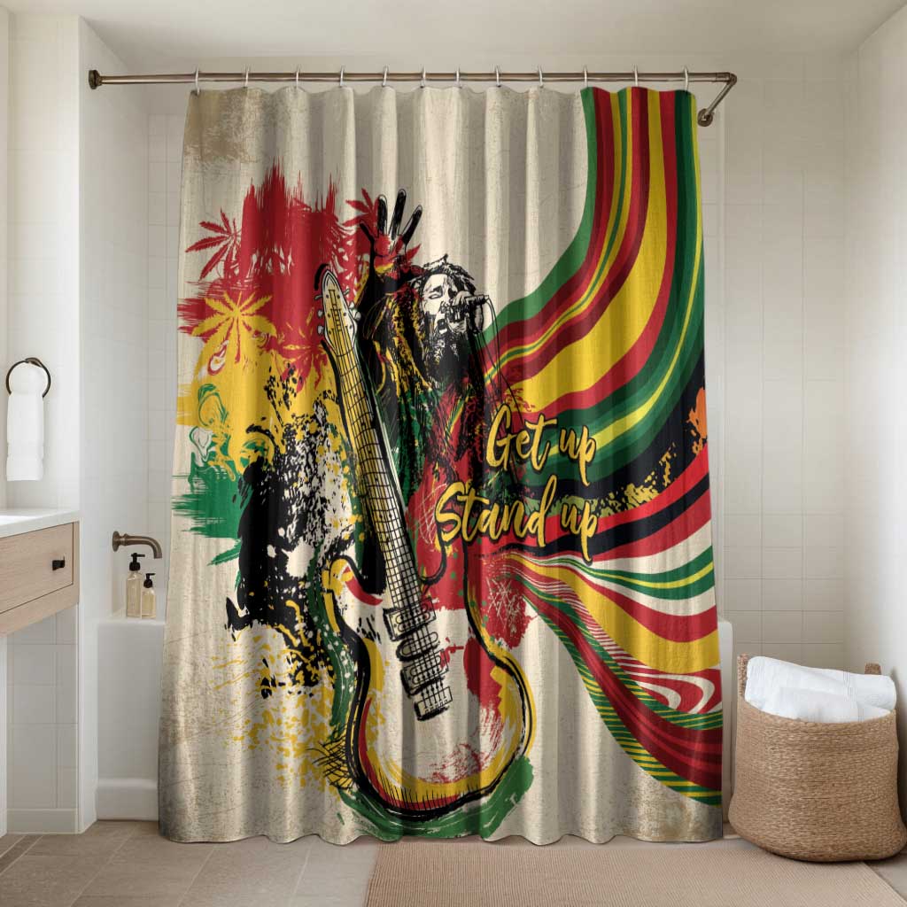 Reggae Soul B.Marley Grungy Bathroom Set Get Up Stand Up - African Pride