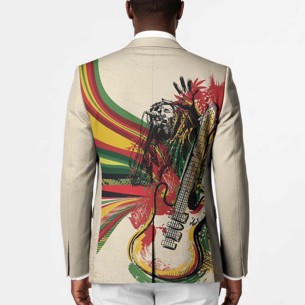 Reggae Soul B.Marley Grungy Blazer Get Up Stand Up - African Pride