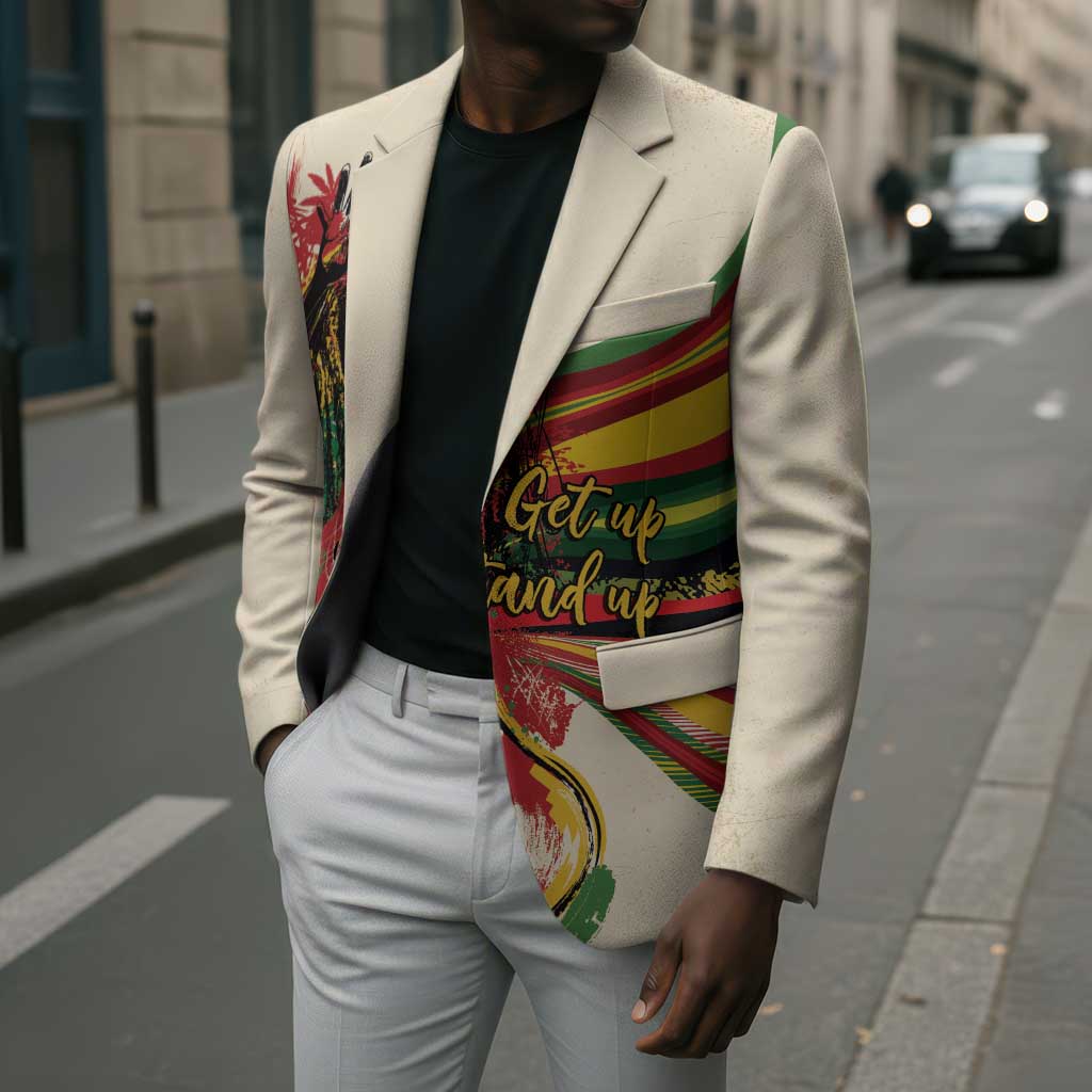 Reggae Soul B.Marley Grungy Blazer Get Up Stand Up - African Pride