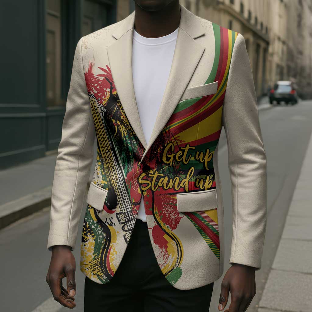 Reggae Soul B.Marley Grungy Blazer Get Up Stand Up - African Pride