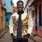 Reggae Soul B.Marley Grungy Bomber Jacket Get Up Stand Up - African Pride