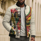 Reggae Soul B.Marley Grungy Bomber Puffer Jacket Get Up Stand Up - African Pride