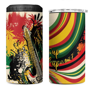 Reggae Soul B.Marley Grungy 4 in 1 Can Cooler Tumbler Get Up Stand Up - African Pride