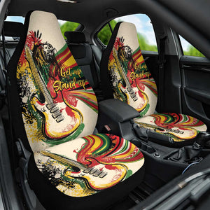 Reggae Soul B.Marley Grungy Car Seat Cover Get Up Stand Up - African Pride