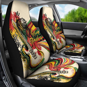 Reggae Soul B.Marley Grungy Car Seat Cover Get Up Stand Up - African Pride