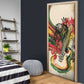 Reggae Soul B.Marley Grungy Door Cover Get Up Stand Up - African Pride