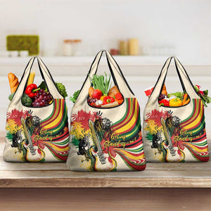 Reggae Soul B.Marley Grungy Grocery Bag Get Up Stand Up - African Pride
